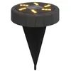 Image de vidaXL Lampes solaires de sol et piquets de sol extérieur 12 pcs, éclairage solaire au sol, éclairage de paysage solaire à LED, lampe solaire de jardin