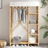 Image de vidaXL Garde-robe 110x45x170 cm bambou