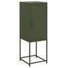 Image de vidaXL Buffet Vert Olive 36x39x107 cm Acier