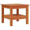 Image de vidaXL Table Basse Cire Marron 45x45x40 cm Bois Massif de pin