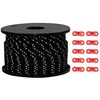 Image de vidaXL Corde de haubanage de Tente avec Bandes réfléchissantes et clés, Corde de haubanage, Corde de haubanage réfléchissante, Cordon de haubanage réfléchissant
