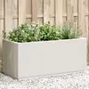 Image de vidaXL Jardinière blanc 80x36x35 cm PP