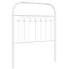 Image de vidaXL Tête de lit de Remplacement métal Blanc 75 cm