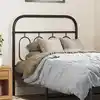 Image de vidaXL Tête de lit de remplacement métal noir 90 cm