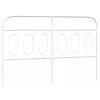 Image de vidaXL Tête de lit de Remplacement métal Blanc 137 cm