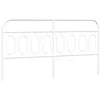 Image de vidaXL Tête de lit de Remplacement métal Blanc 193 cm