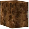 Image de vidaXL Armoire Murale chêne fumé 30x42,5x40 cm Bois d'ingénierie