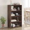 Image de vidaXL Buffet haut chêne marron 70x41x124 cm bois d'ingénierie