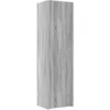 Image de vidaXL Buffet Haut Sonoma Gris 50x42,5x185 cm Bois d'ingénierie