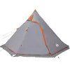 Image de Tente de camping tipi 5 personnes gris imperméable