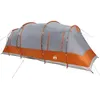 Image de vidaXL Tente familiale Tunnel 6 Personnes Gris imperméable, Tente, abri de Camping, abri de Jardin, Tente de Camping, abri extérieur