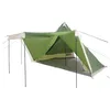 Image de vidaXL Tente familiale tipi 8 Personnes Vert imperméable, Tente, abri de Camping, abri de Jardin, Tente de Camping, abri extérieur