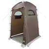 Image de vidaXL Tente de Douche Marron imperméable