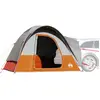 Image de vidaXL Tente de voiture 4 personnes gris et orange imperméable