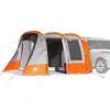 Image de vidaXL Tente de voiture gris et orange imperméable