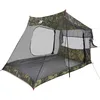 Image de vidaXL Tente de Voiture 2 Personnes Camouflage imperméable, Tente, Tente de Jardin, abri d'extérieur, Tente de Camping, abri de Camping