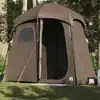 Image de vidaXL Tente de douche 2 personnes marron imperméable