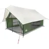 Image de vidaXL Tente de Camping 5 Personnes Vert imperméable