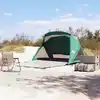 Image de vidaXL Tente de plage 2 personnes vert imperméable