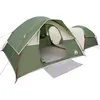 Image de vidaXL Tente de Camping 5 Personnes Vert imperméable