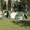 Image de vidaXL Tente de camping 5 personnes vert imperméable