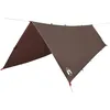Image de vidaXL Bâche de Camping Marron 506x306 cm imperméable, bâche, bâche imperméable, bâche de Camping légère, bâche d’abri, bâche d’abri de Camping
