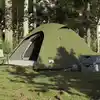 Image de vidaXL Tente de camping à dôme 4 personnes vert olive imperméable