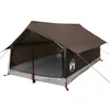 Image de vidaXL Tente de Camping 2 Personnes Marron imperméable, Tente, abri de Camping, abri de Jardin, Tente de Jardin, abri extérieur