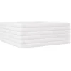 Image de vidaXL Jardinière Blanc 60x60x23 cm Bois de pin Massif, jardinière d'extérieur, bac à Fleurs, boîte à Plantes, jardinière de terrasse