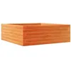 Image de vidaXL Jardinière Cire Marron 70x70x23 cm Bois de pin Massif, jardinière d'extérieur, bac à Fleurs, boîte à Plantes, jardinière de terrasse
