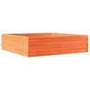 Image de vidaXL Jardinière Cire Marron 90x90x23 cm Bois de pin Massif, jardinière d'extérieur, bac à Fleurs, boîte à Plantes, jardinière de terrasse