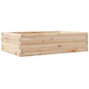 Image de vidaXL Jardinière 90x60x23 cm Bois de pin Massif, jardinière d'extérieur, bac à Fleurs, boîte à Plantes, jardinière de terrasse, jardinière d'herbes
