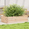 Image de vidaXL Jardinière 90x60x23 cm bois de pin massif