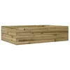 Image de vidaXL Jardinière 90x60x23 cm Bois de pin imprégné, jardinière d'extérieur, bac à Fleurs, boîte à Plantes, jardinière de terrasse, jardinière d'herbes