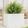 Image de vidaXL Jardinière blanc 70x40x45,5 cm bois de pin massif
