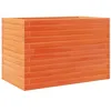 Image de vidaXL Jardinière Cire Marron 70x40x45,5 cm Bois de pin Massif, jardinière d'extérieur, bac à Fleurs, boîte à Plantes, jardinière de terrasse