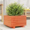 Image de vidaXL Jardinière cire marron 40x40x26,5 cm bois de pin massif