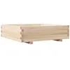 Image de vidaXL Jardinière 90x90x26,5 cm Bois de pin Massif