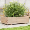 Image de vidaXL Jardinière 90x60x26,5 cm bois de pin massif