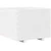 Image de vidaXL Jardinière Blanc 60x60x49,5 cm Bois de pin Massif