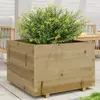 Image de vidaXL Jardinière 70x70x49,5 cm bois de pin imprégné