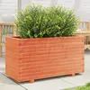 Image de vidaXL Jardinière cire marron 90x40x49,5 cm bois de pin massif