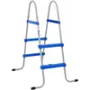 Image de vidaXL Échelle de piscine pour piscine hors sol 84 cm acier plastique