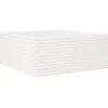 Image de vidaXL Jardinière Blanc 110x110x46 cm Bois de pin Massif, jardinière d'extérieur, bac à Fleurs, boîte à Plantes, jardinière de terrasse