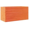 Image de vidaXL Jardinière Cire Marron 90x40x46 cm Bois de pin Massif, jardinière d'extérieur, bac à Fleurs, boîte à Plantes, jardinière de terrasse