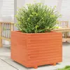 Image de vidaXL Jardinière cire marron 60x60x49,5 cm bois de pin massif