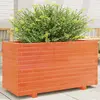 Image de vidaXL Jardinière cire marron 90x40x49,5 cm bois de pin massif