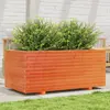 Image de vidaXL Jardinière cire marron 110x60x49,5 cm bois de pin massif