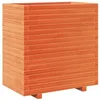 Image de vidaXL Jardinière Cire Marron 70x40x72,5 cm Bois de pin Massif, jardinière d'extérieur, bac à Fleurs, bac à tomates, jardinière de terrasse