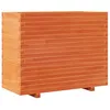 Image de vidaXL Jardinière Cire Marron 90x40x72 cm Bois de pin Massif, jardinière d'extérieur, bac à Fleurs, bac à tomates, jardinière de terrasse